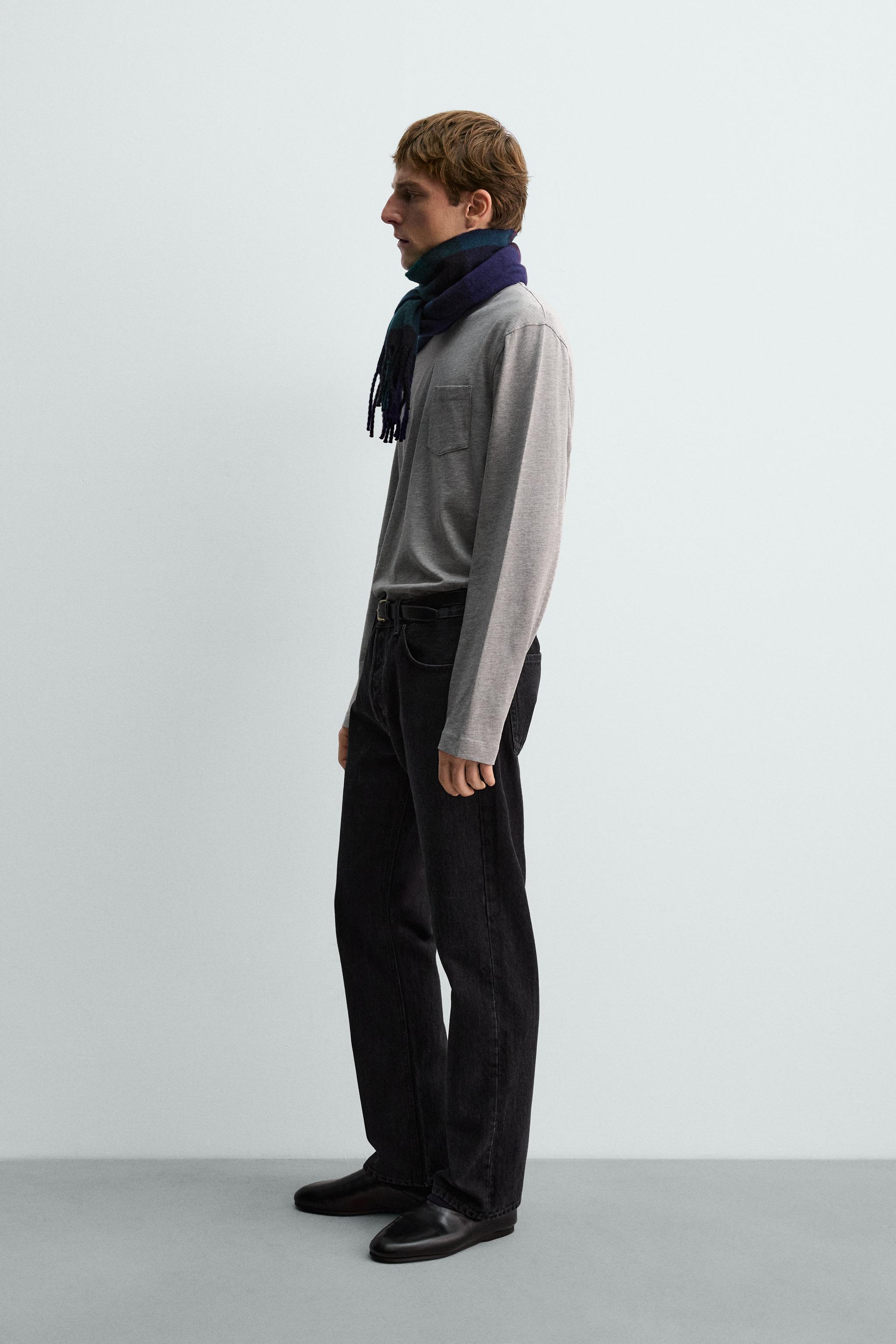 LONG SLEEVE POCKET T-SHIRT AARON LEVINE X ZARA